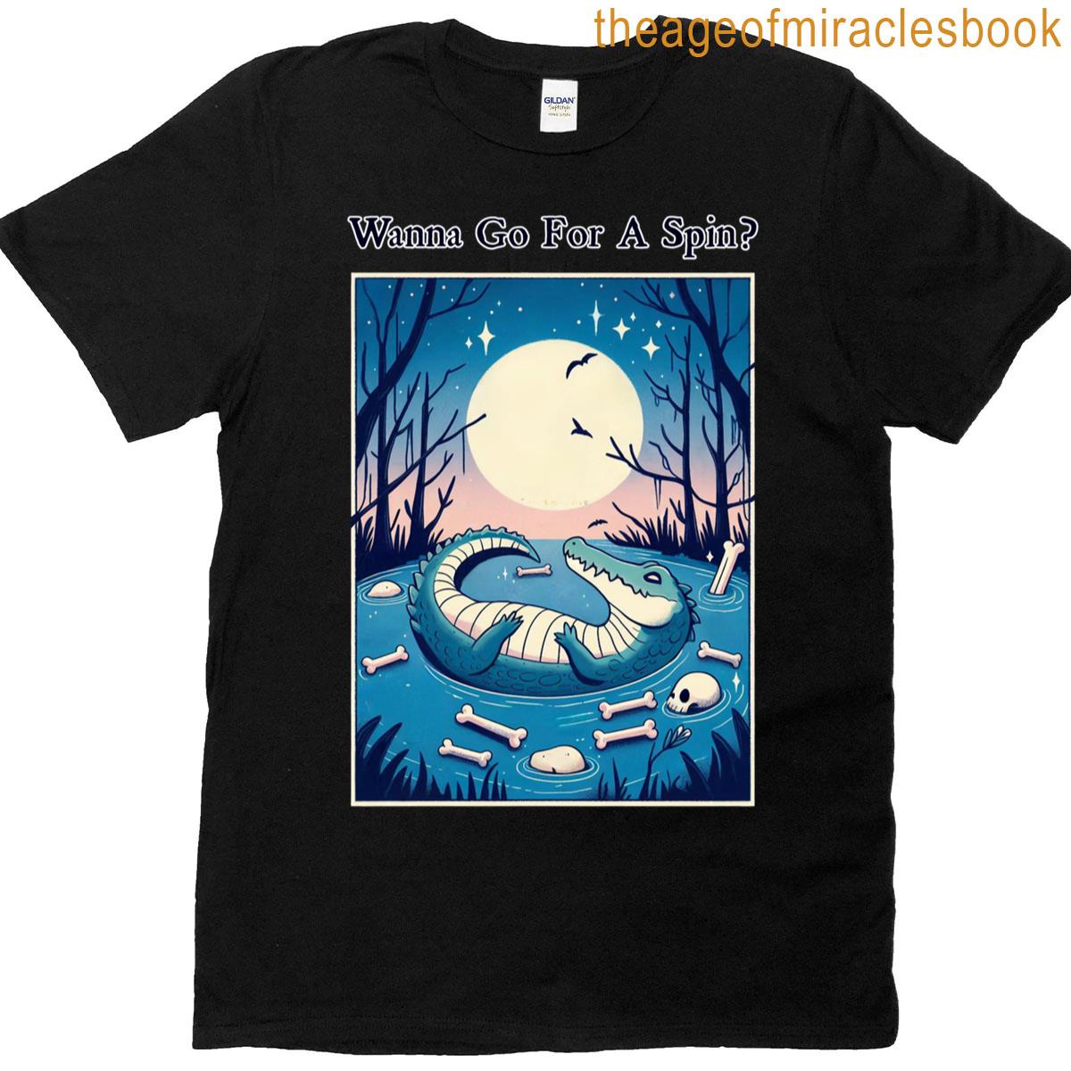 A Spinning Crocodile Oversized T-shirt