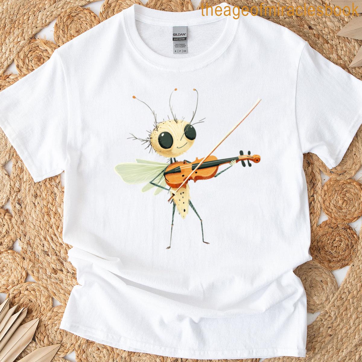 Cute Mosquito Violinist T-shirt