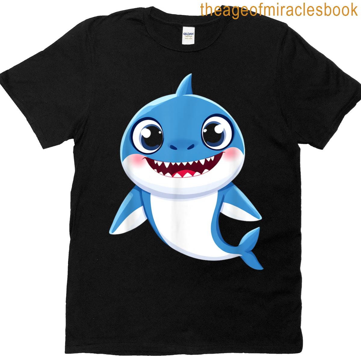 Funny Cartoon Shark T-shirt