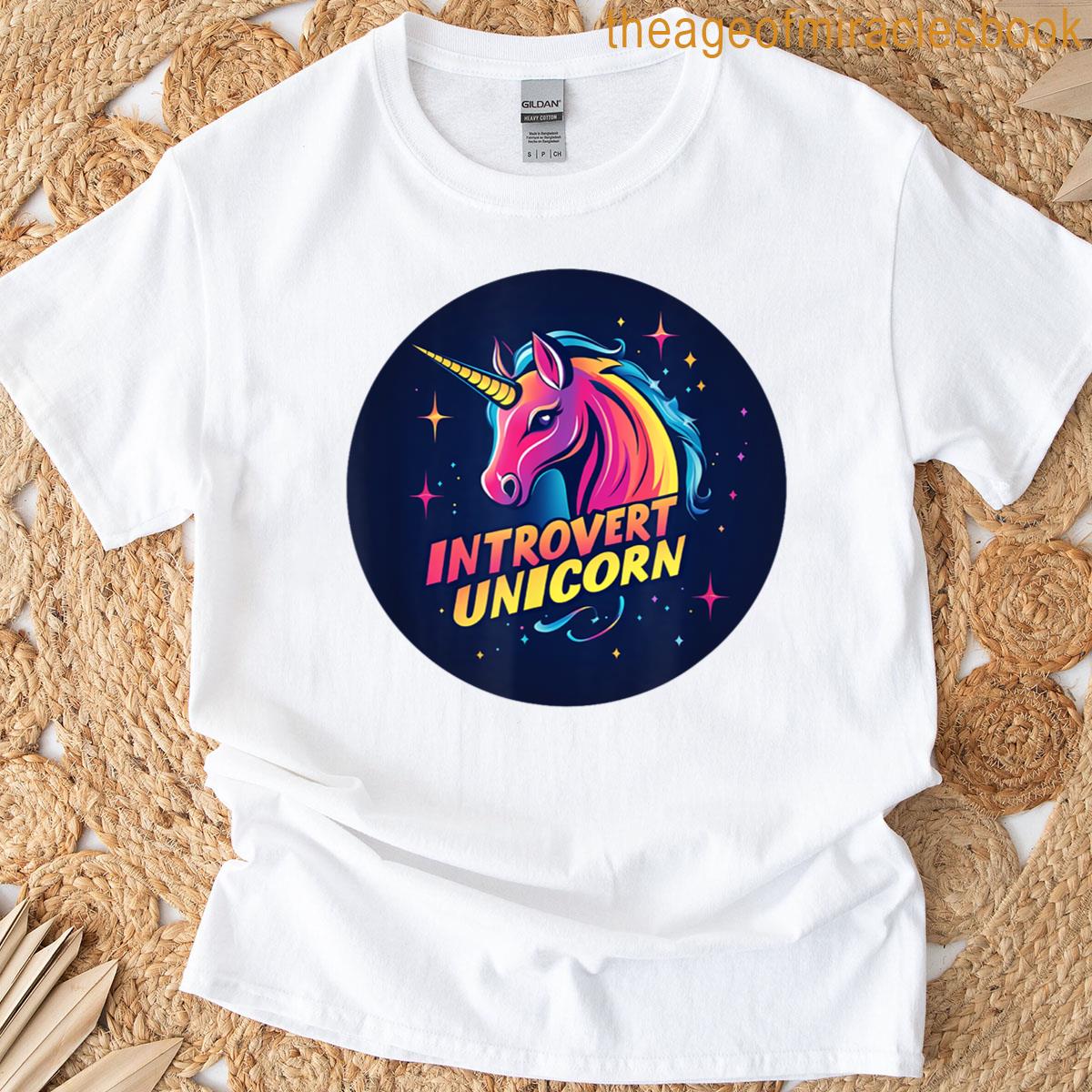 Funny Introvert Unicorn Just Needs Some Space T-shirt