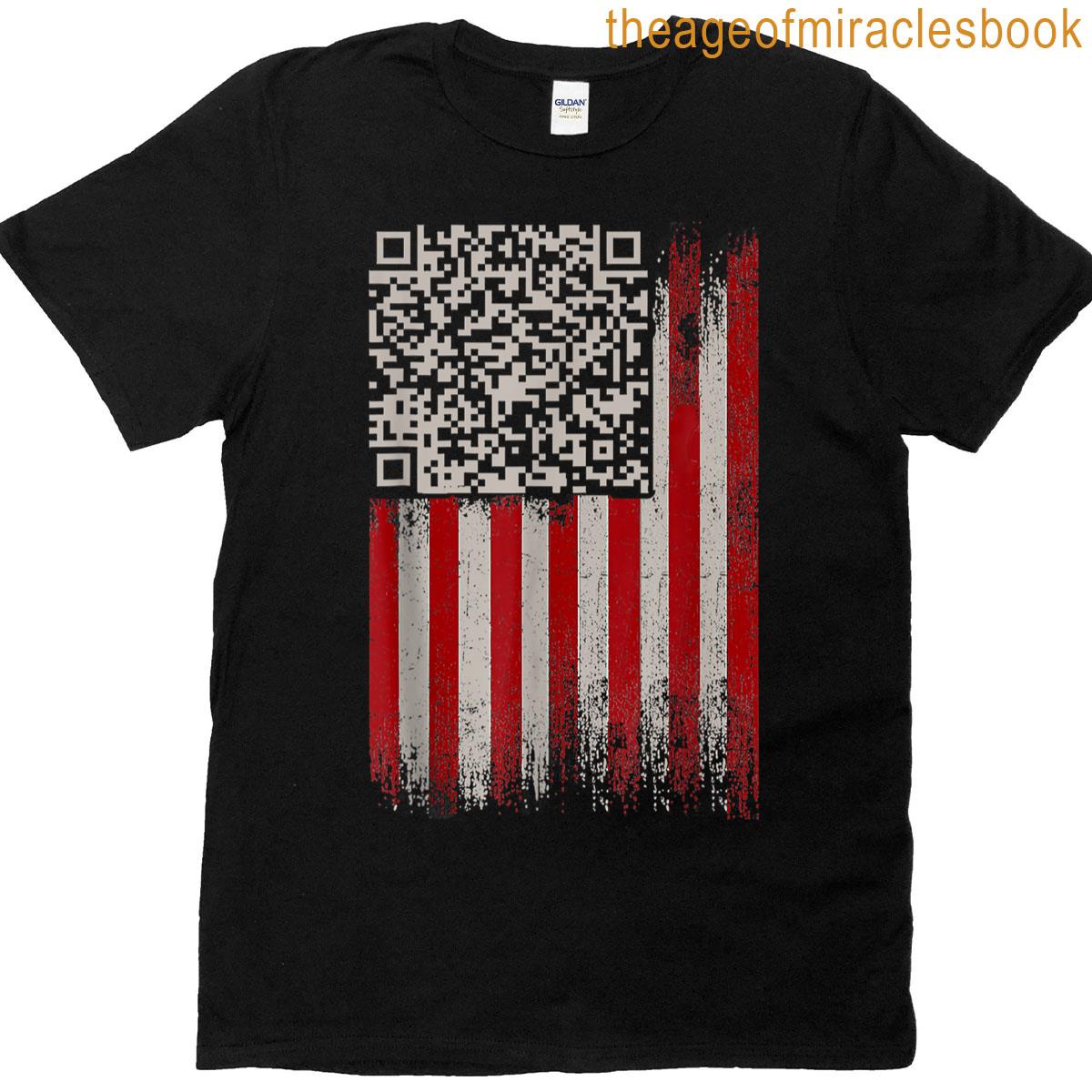 Funny Qr Trump Dancing Dance Code T-shirt