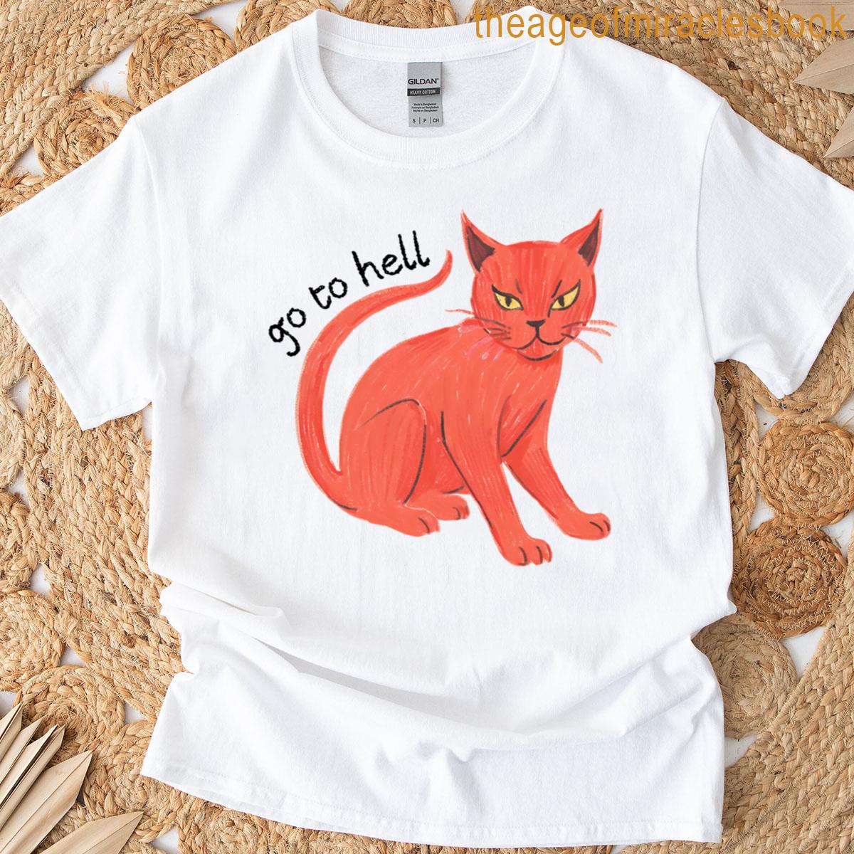 Go To Hell Demon Cat Premium T-shirt