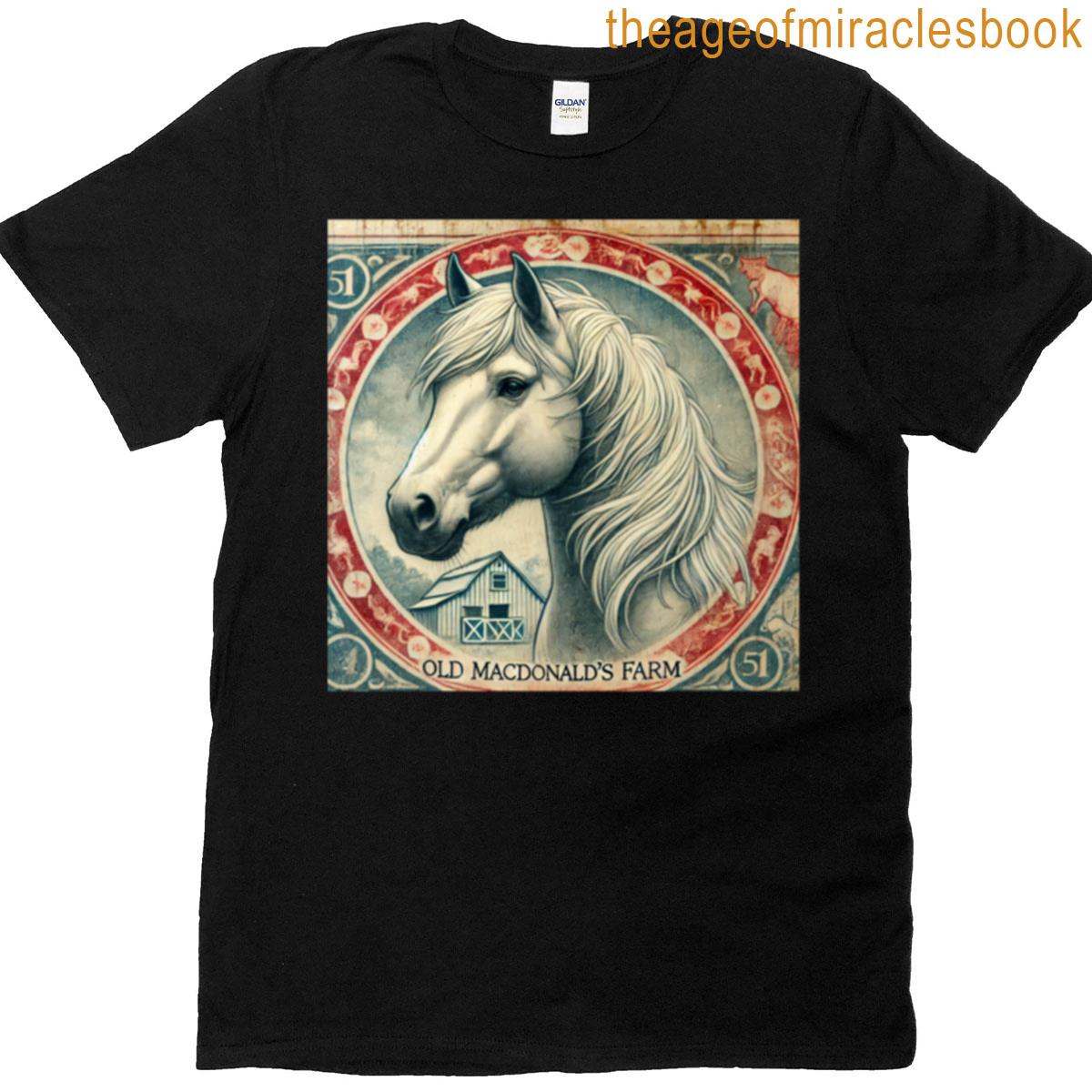 Old Macdonalds Horse Oversized T-shirt
