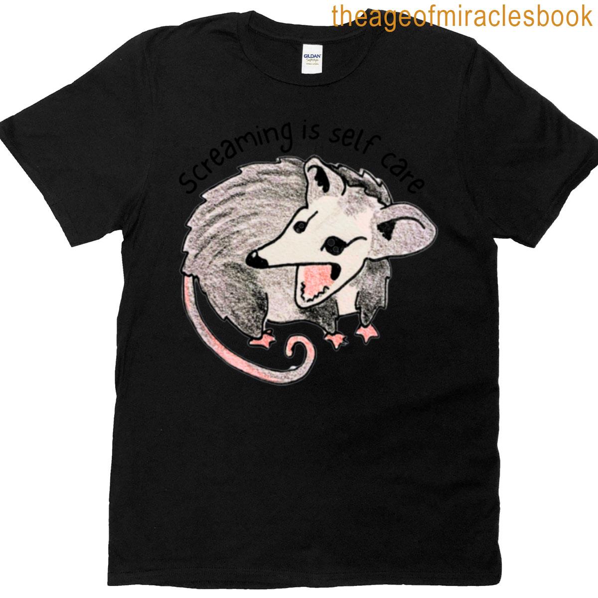 Screaming Is Self Care Oversized T-shirt