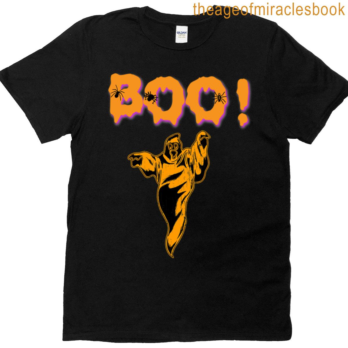 Boo Ghost Halloween Holiday T-shirt