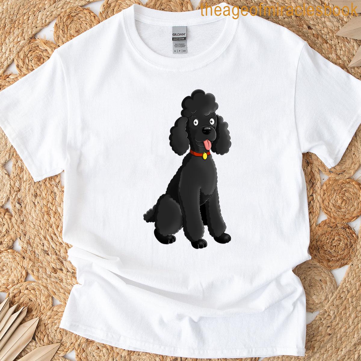 Cartoon Poodle T-shirt