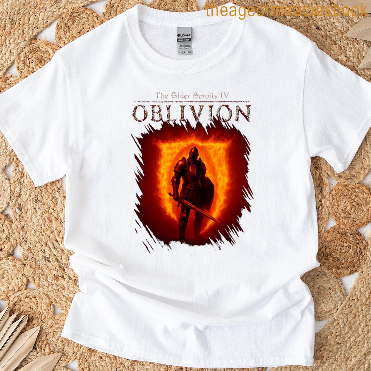Elder Scrolls Oblivion Remastered Logo T-shirt