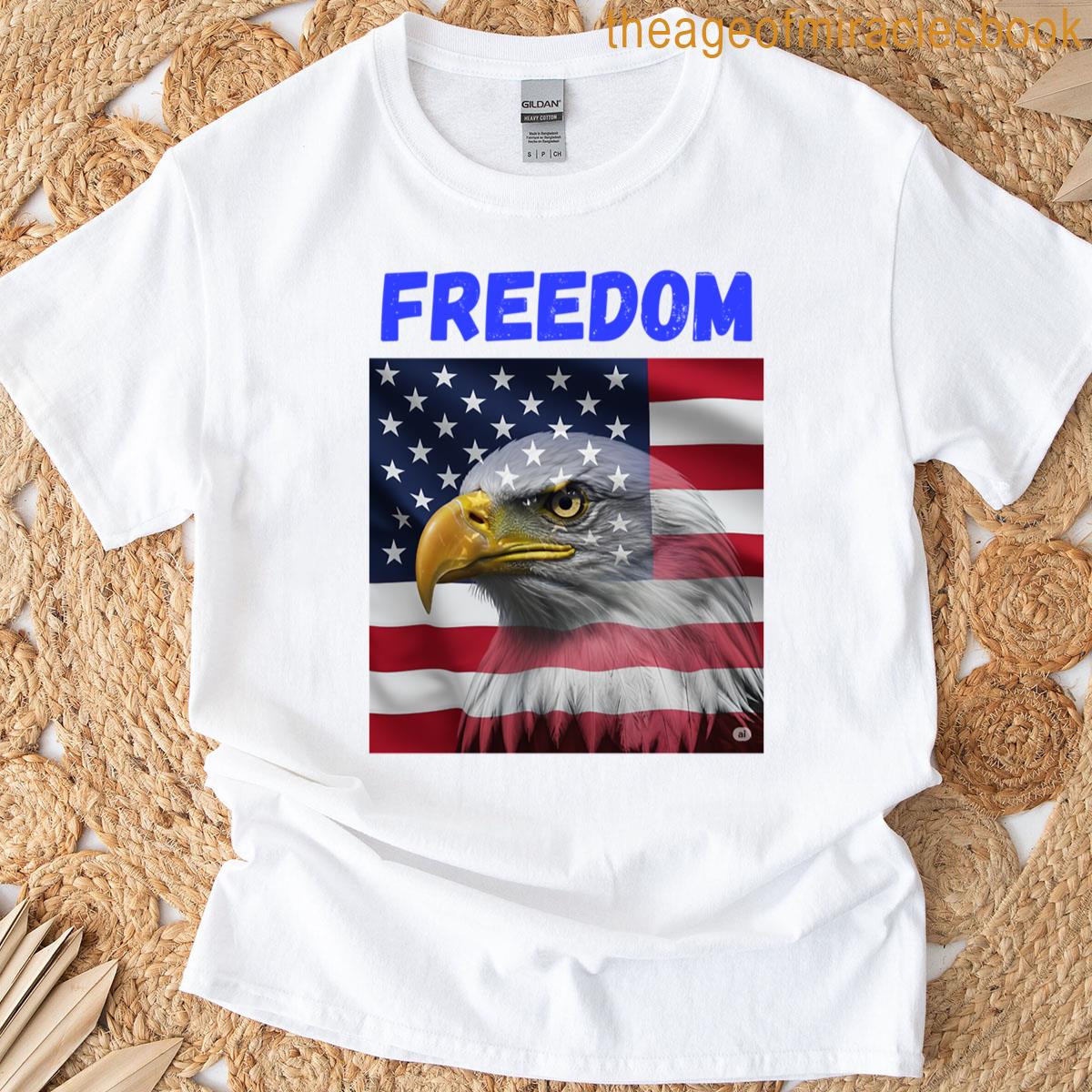 Freedom Eagle Flag T-shirt