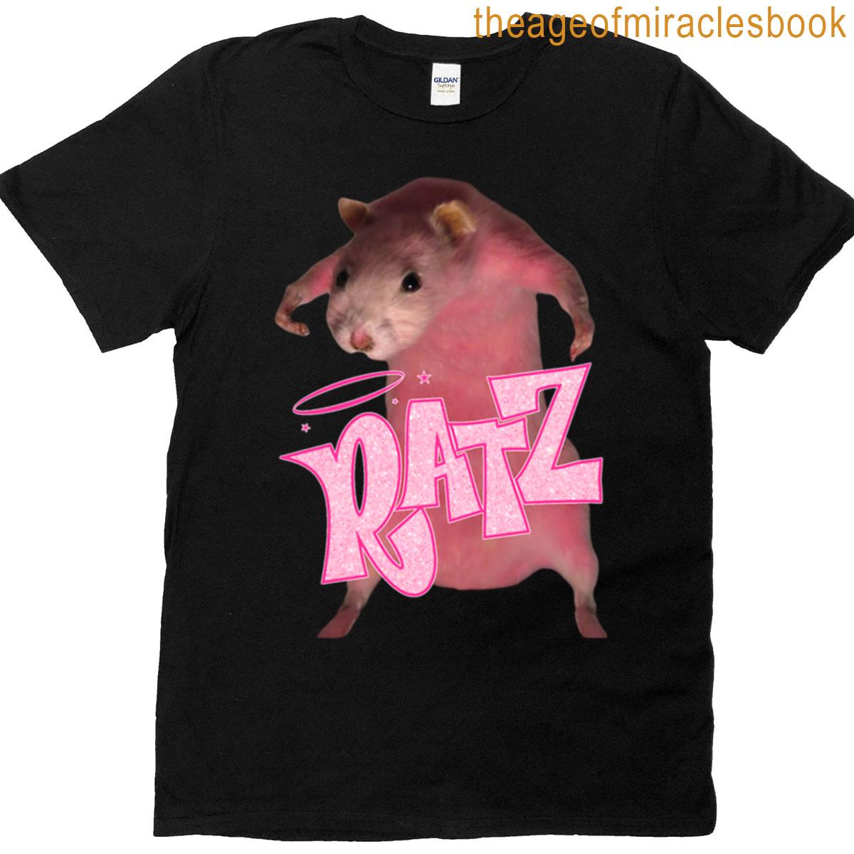 Hq Pink Rat Ratz Meme T-shirt