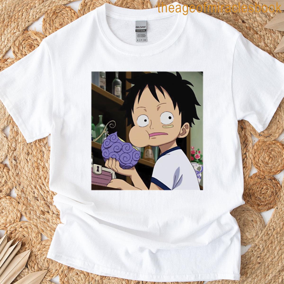 Luffy Eats A Devil Fruit Premium T-shirt