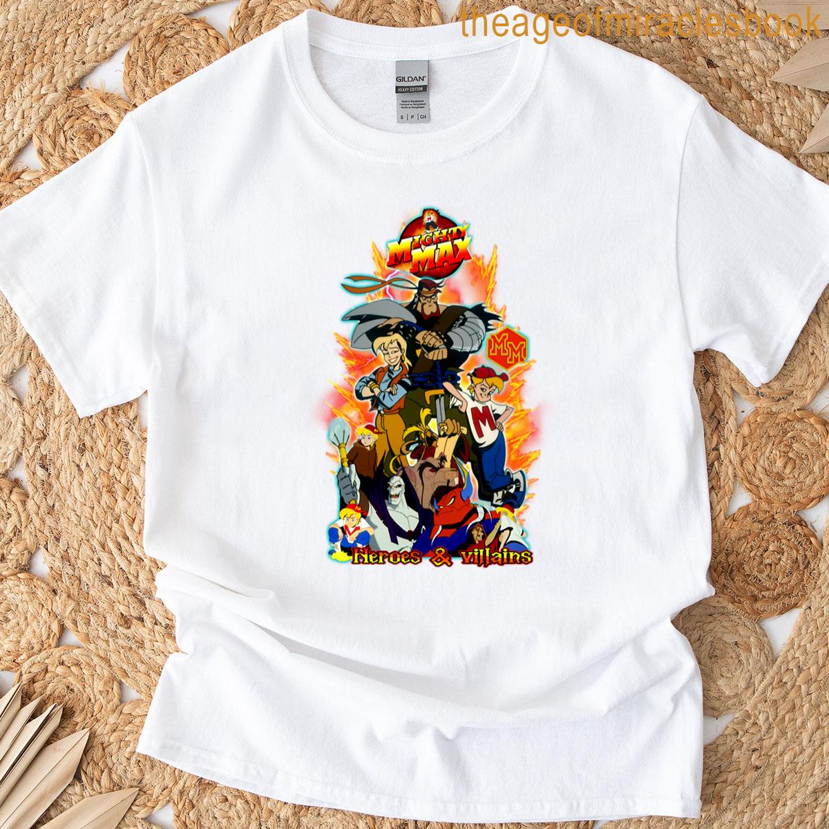 Mighty Max – Heroes Villains T-shirt