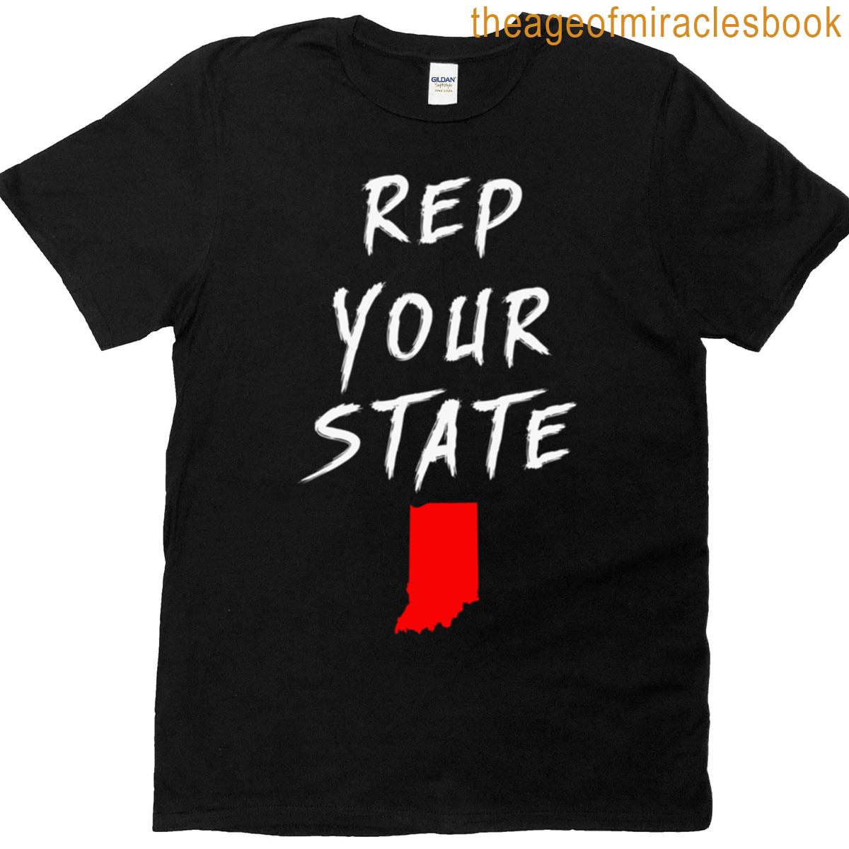 Rep Your State Indiana T-shirt