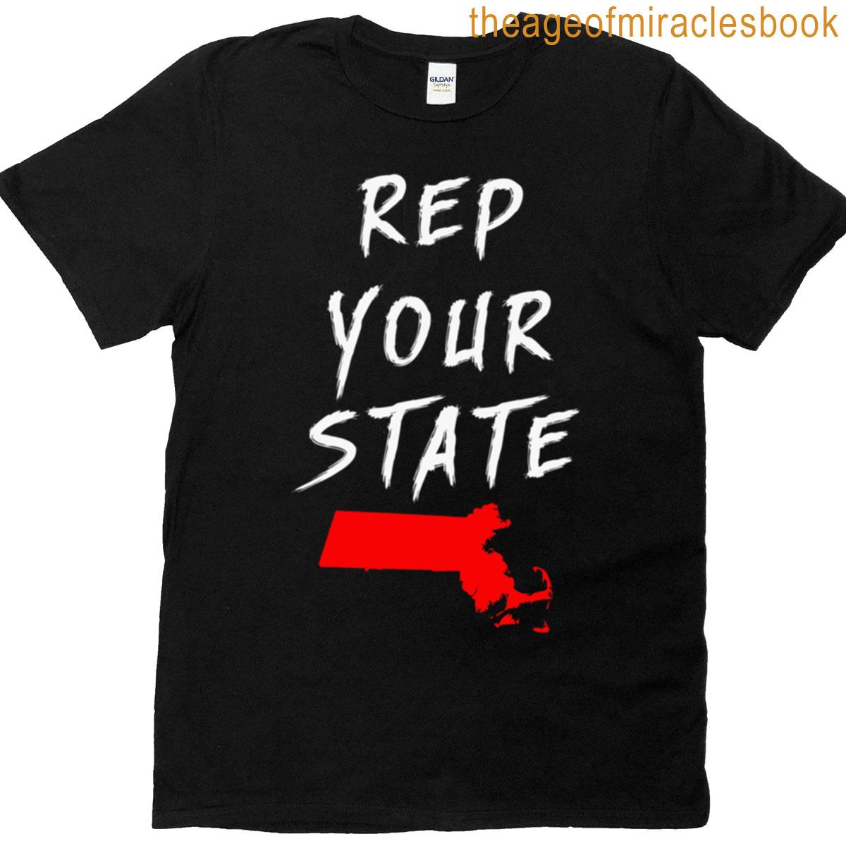 Rep Your State Massachusetts T-shirt