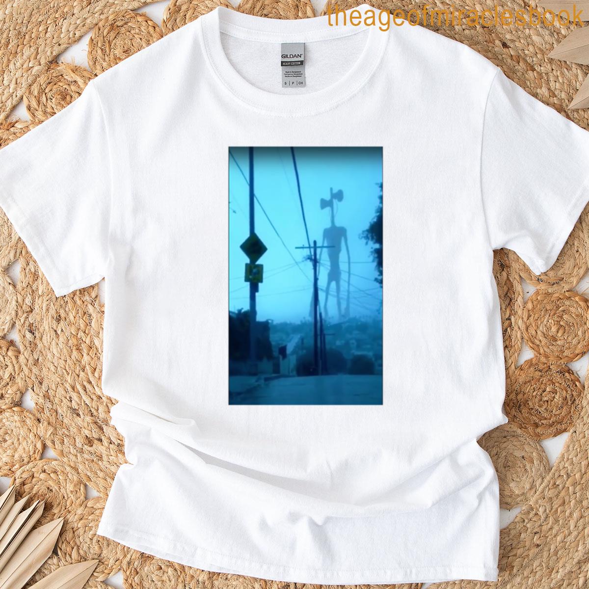 Siren Head Meme Oversized T-shirt