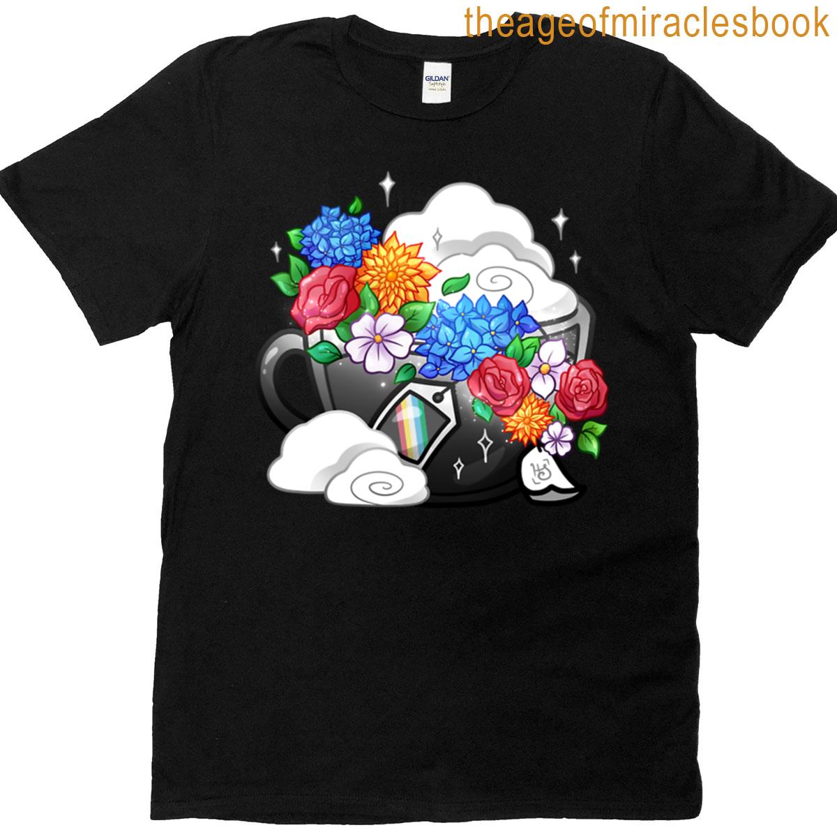 Disability Pride Flag Teacup T-shirt