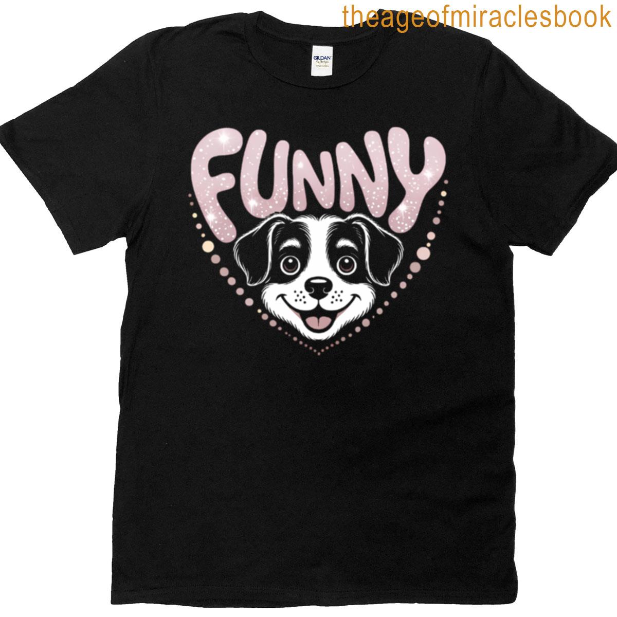 Funny Playful Puppy Oversized T-shirt