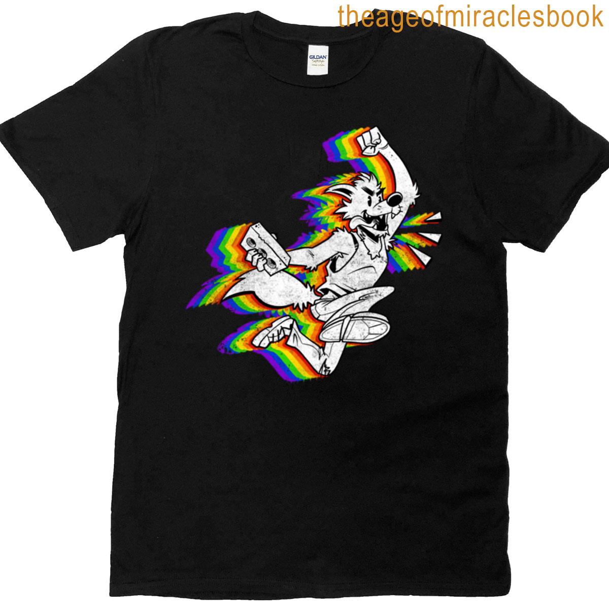 Furry Pride Brick Rainbow T-shirt