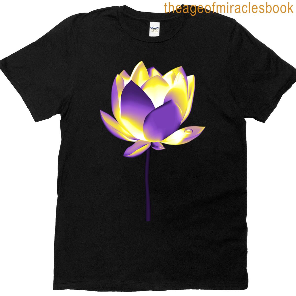 Nonbinary Pride Blooming Lotus T-shirt