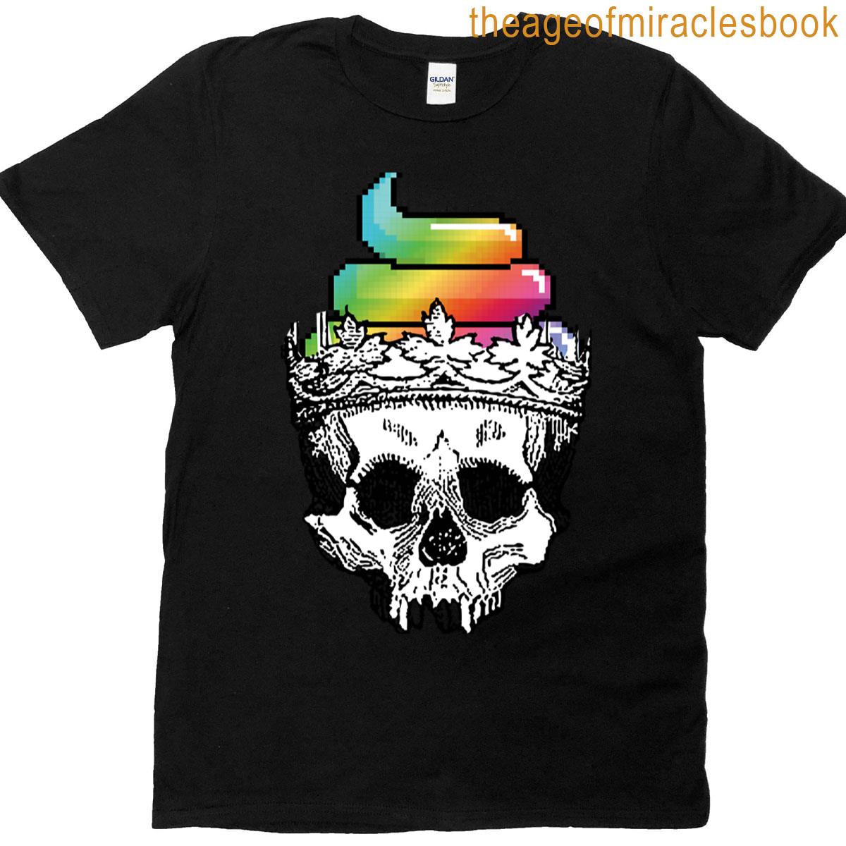 Poo Poo Head Rainbow T-shirt