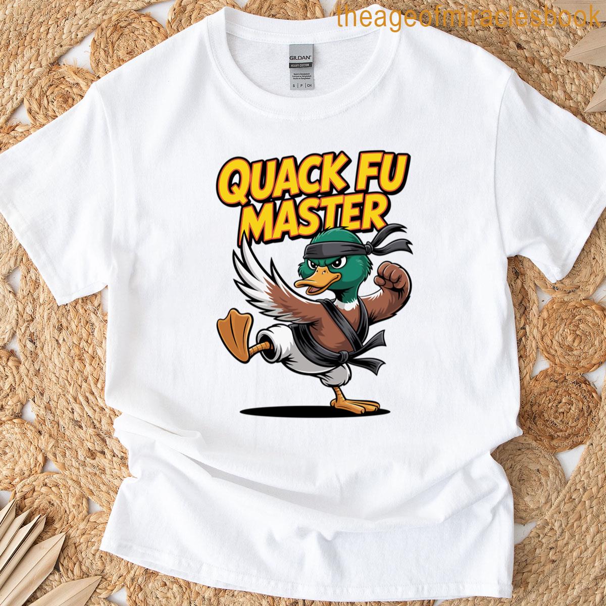 Quack Fu Master Kung Fu Duck T-shirt