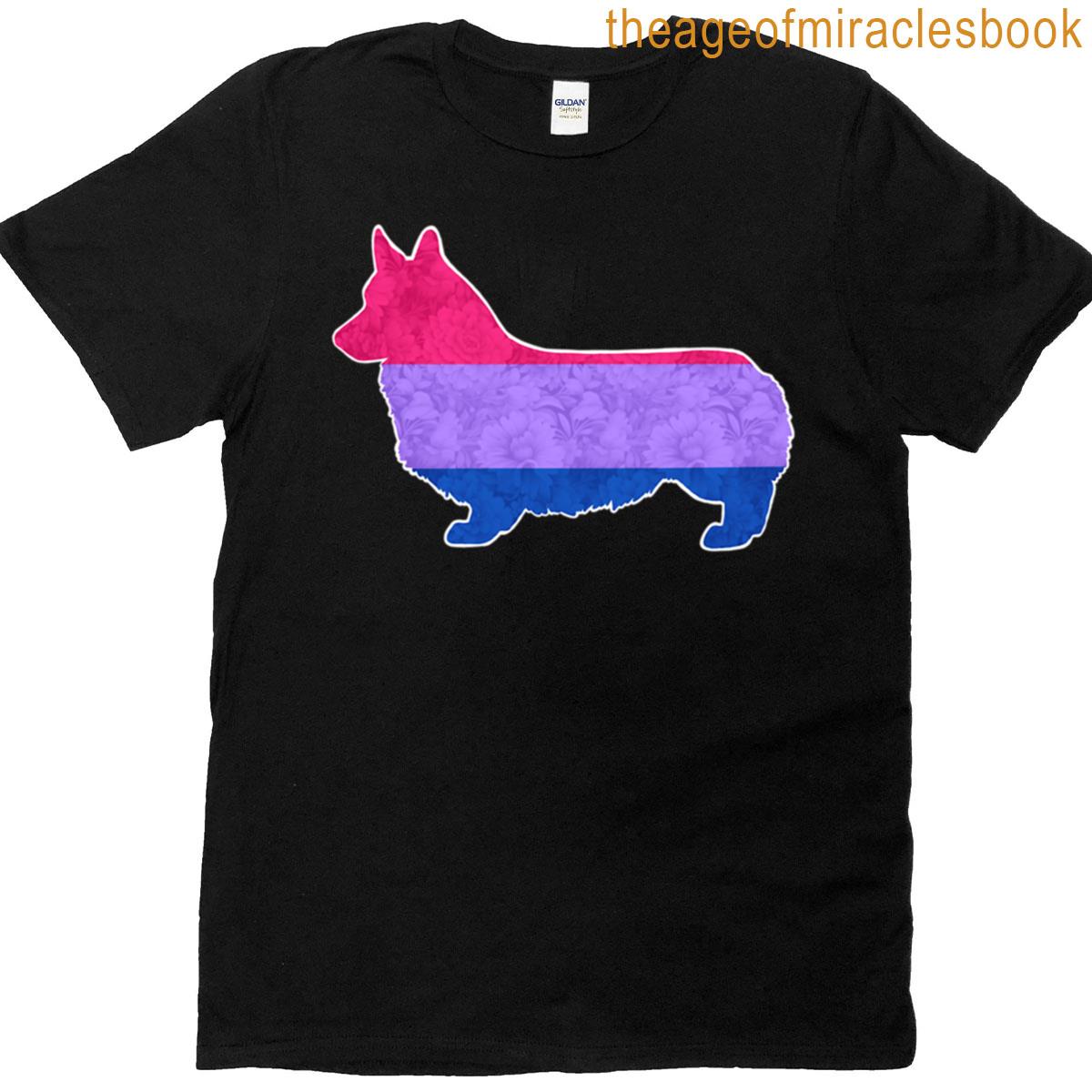 Bisexual Pride Pembroke Welsh Corgi T-shirt