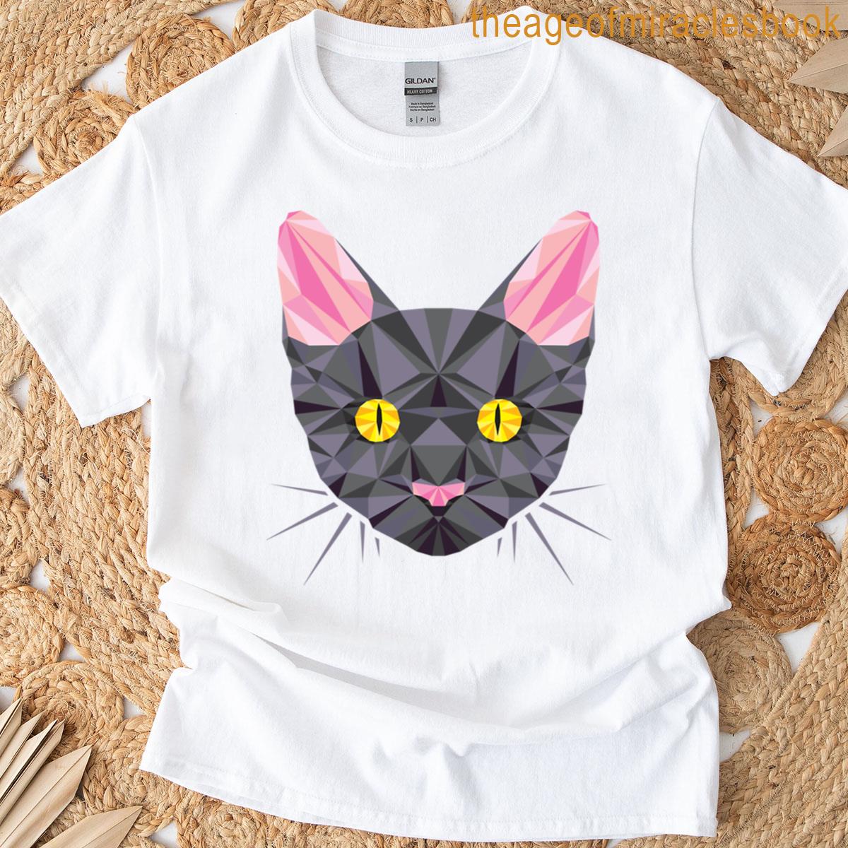 Grey Prism Cat T-shirt