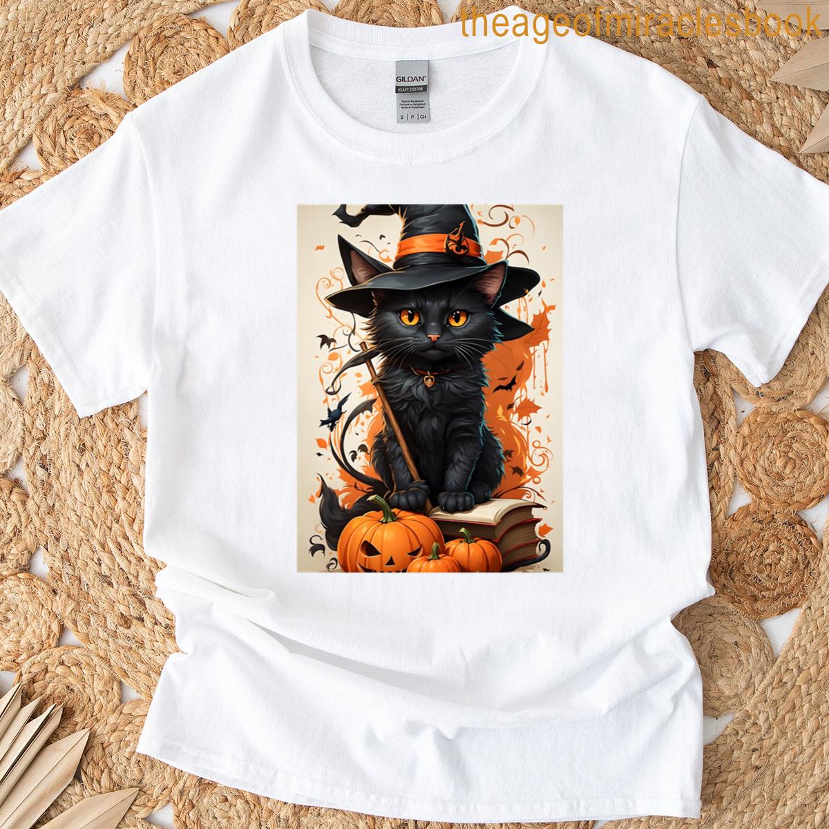 Halloween Cat Cute T-shirt
