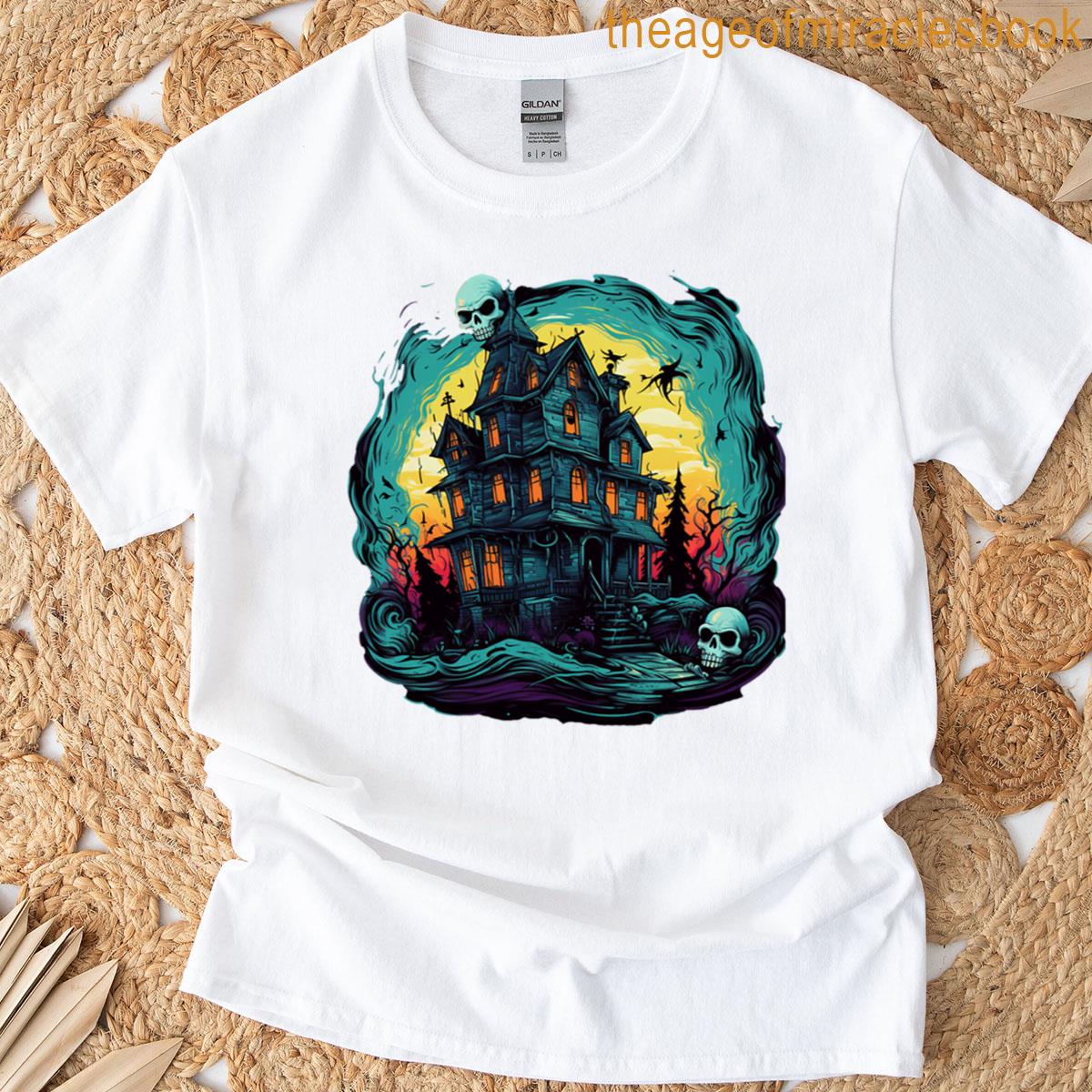 Haunted House Oversized T-shirt