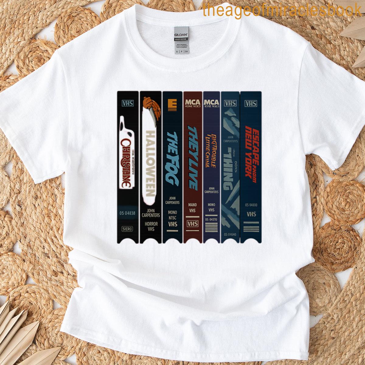 John Carpenter Vhs T-shirt