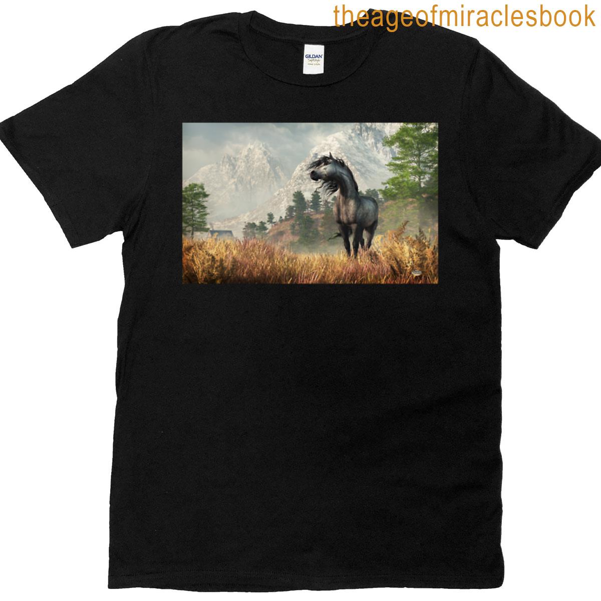 Mustang In The Mountain Wind T-shirt