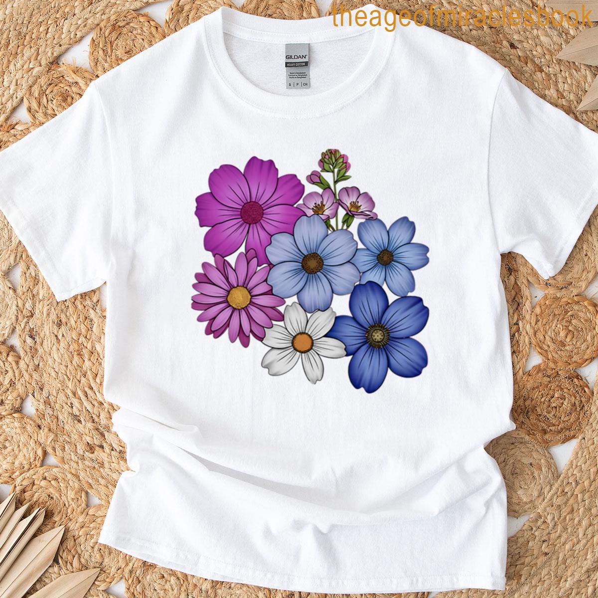 Bisexual Pride Flowers T-shirt