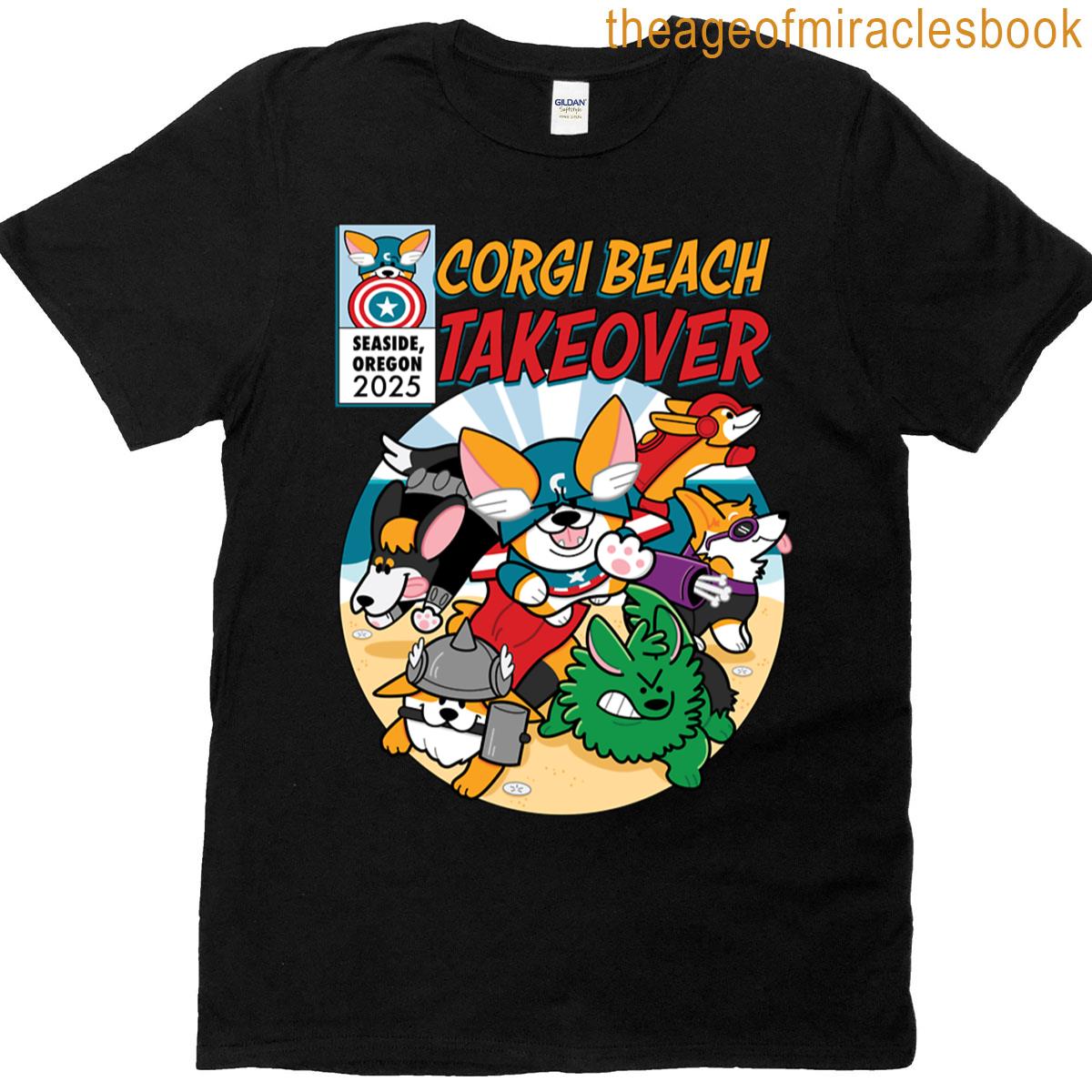 Corgi Avengers T-shirt