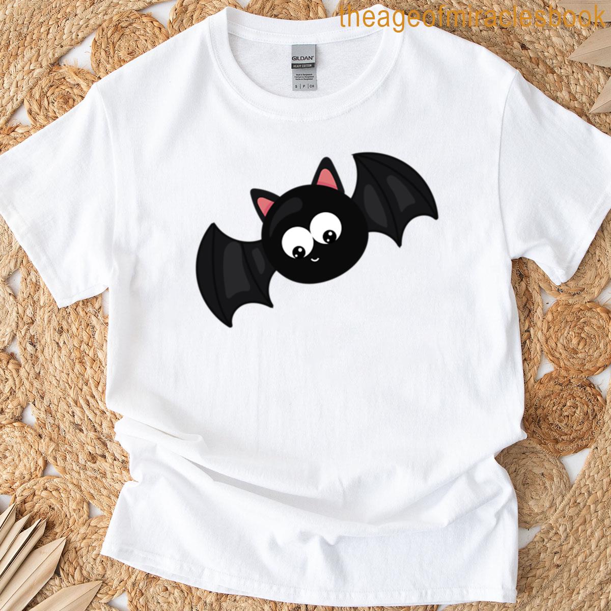 Cute Round Black Bat T-shirt