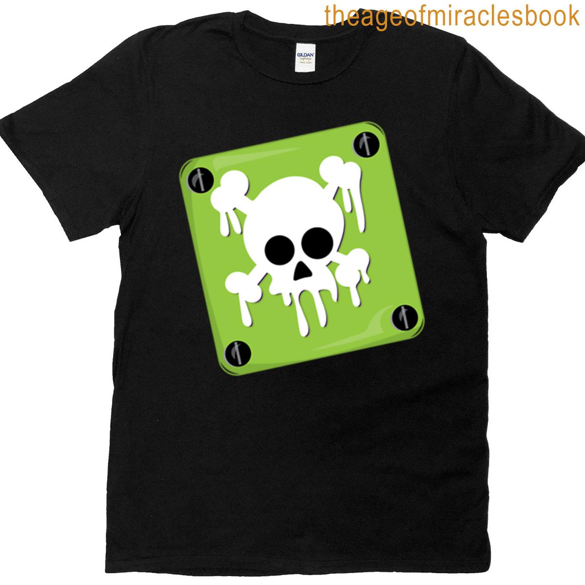 Dripping Skull And Crossbones Sign T-shirt