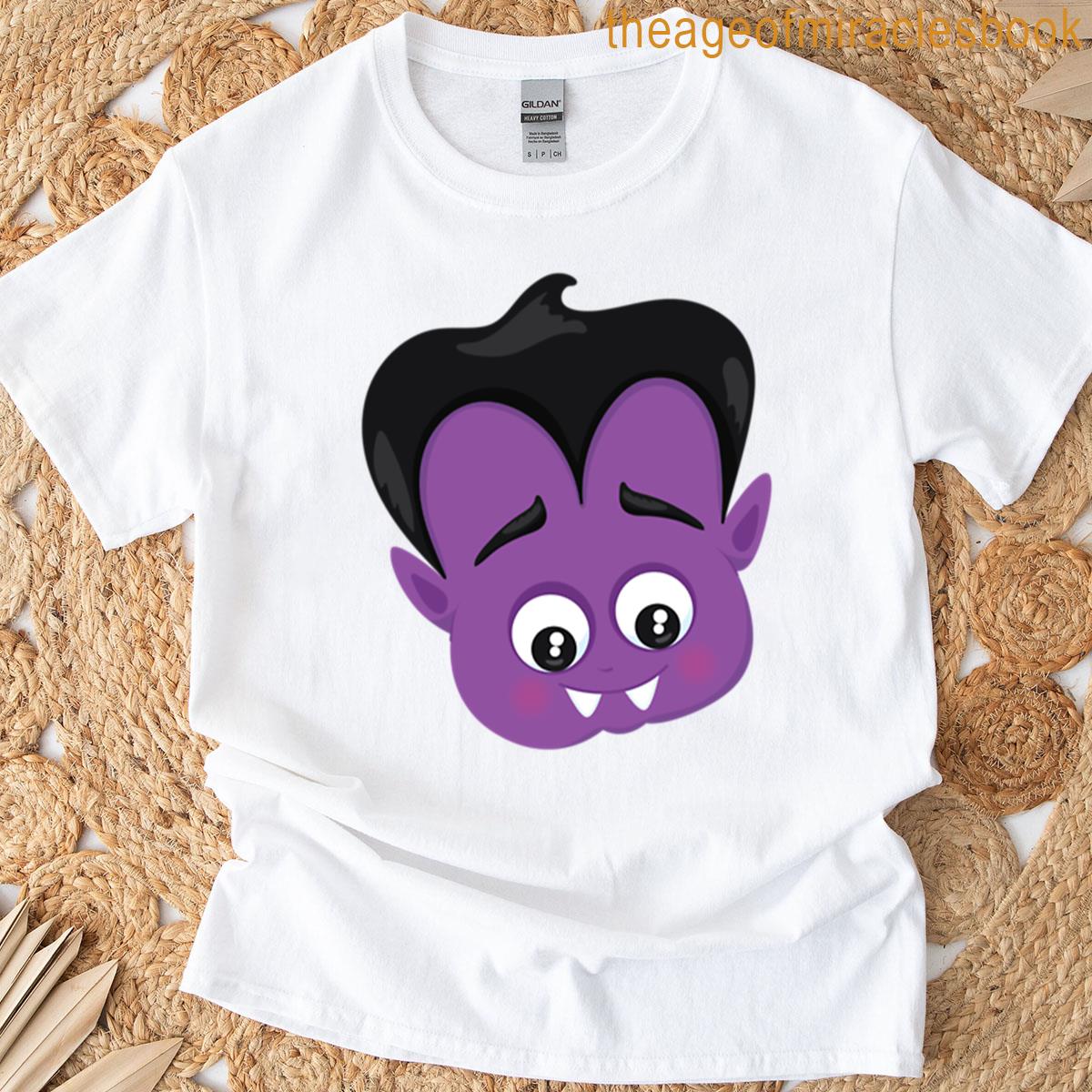 Friendly Purple Baby Vampire Head T-shirt