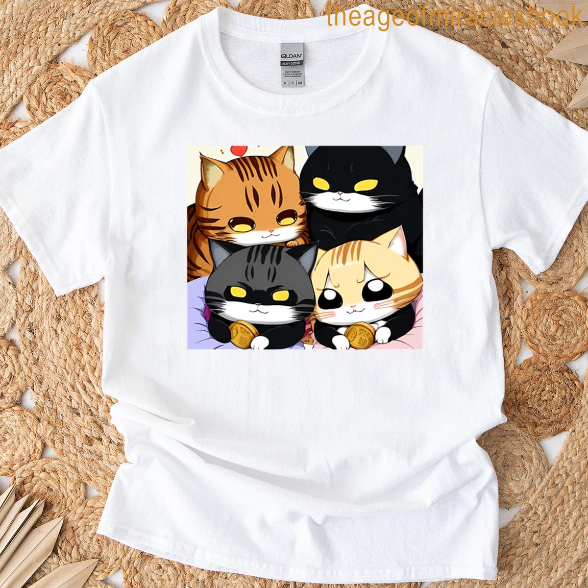 Greedy Cuddle Kitties T-shirt