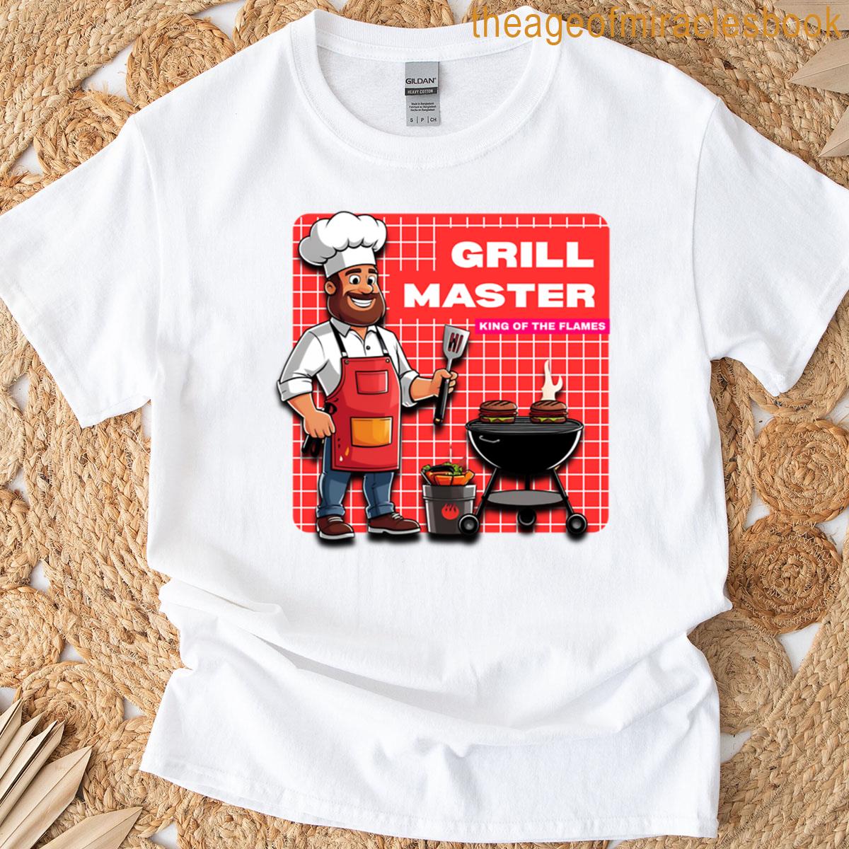 Grill Master Fathers Day Gift T-shirt