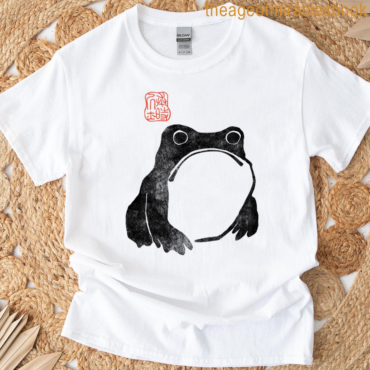 Grumpy Frog Japanese T-shirt