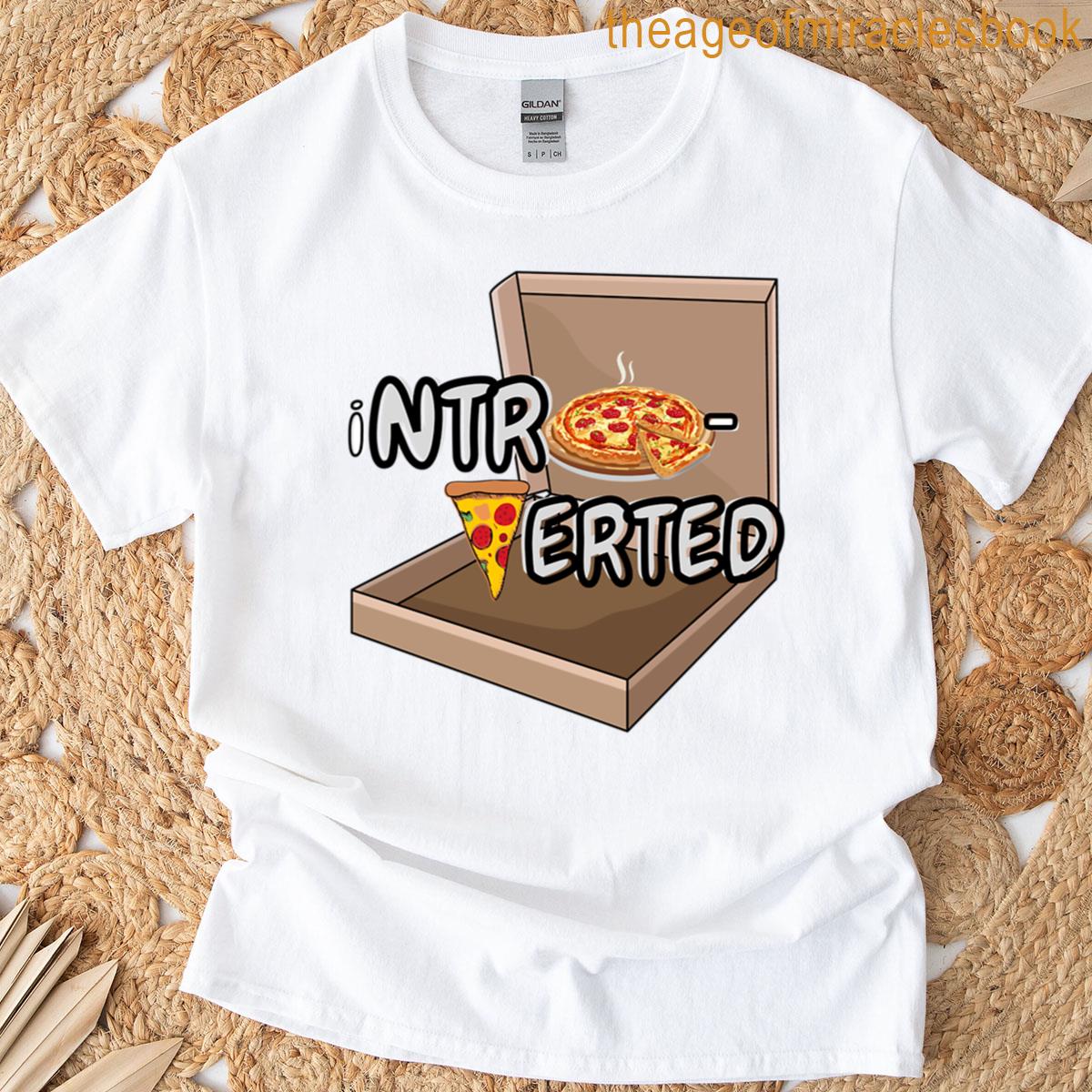 Introverted Pizza Lover For Dark Colors T-shirt