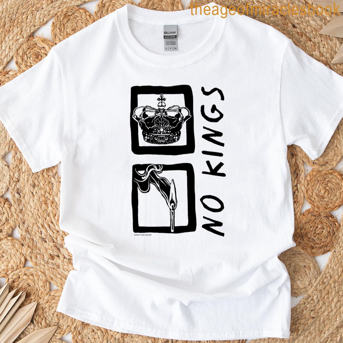No Kings Match And Crown T-shirt