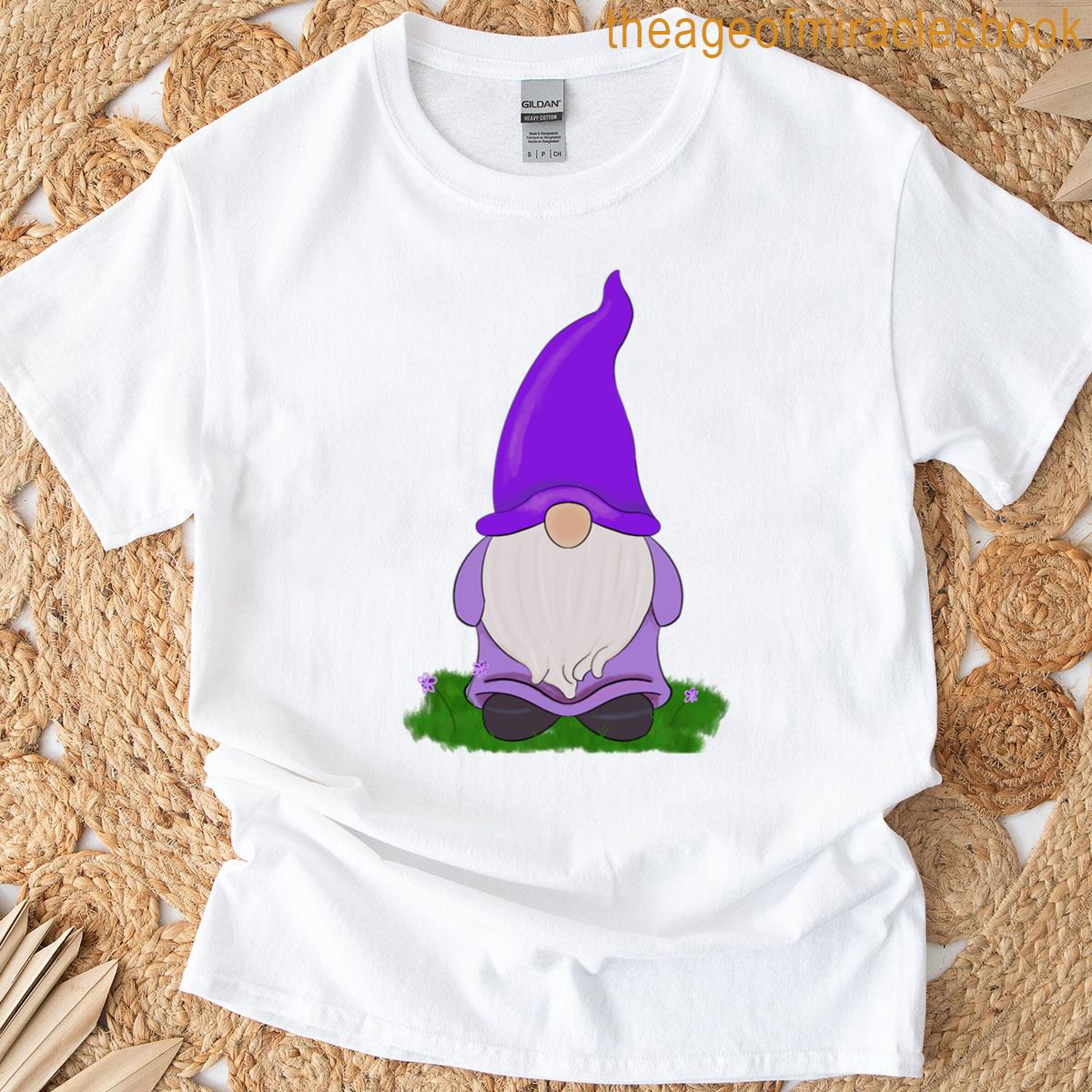 Purple Garden Gnome T-shirt