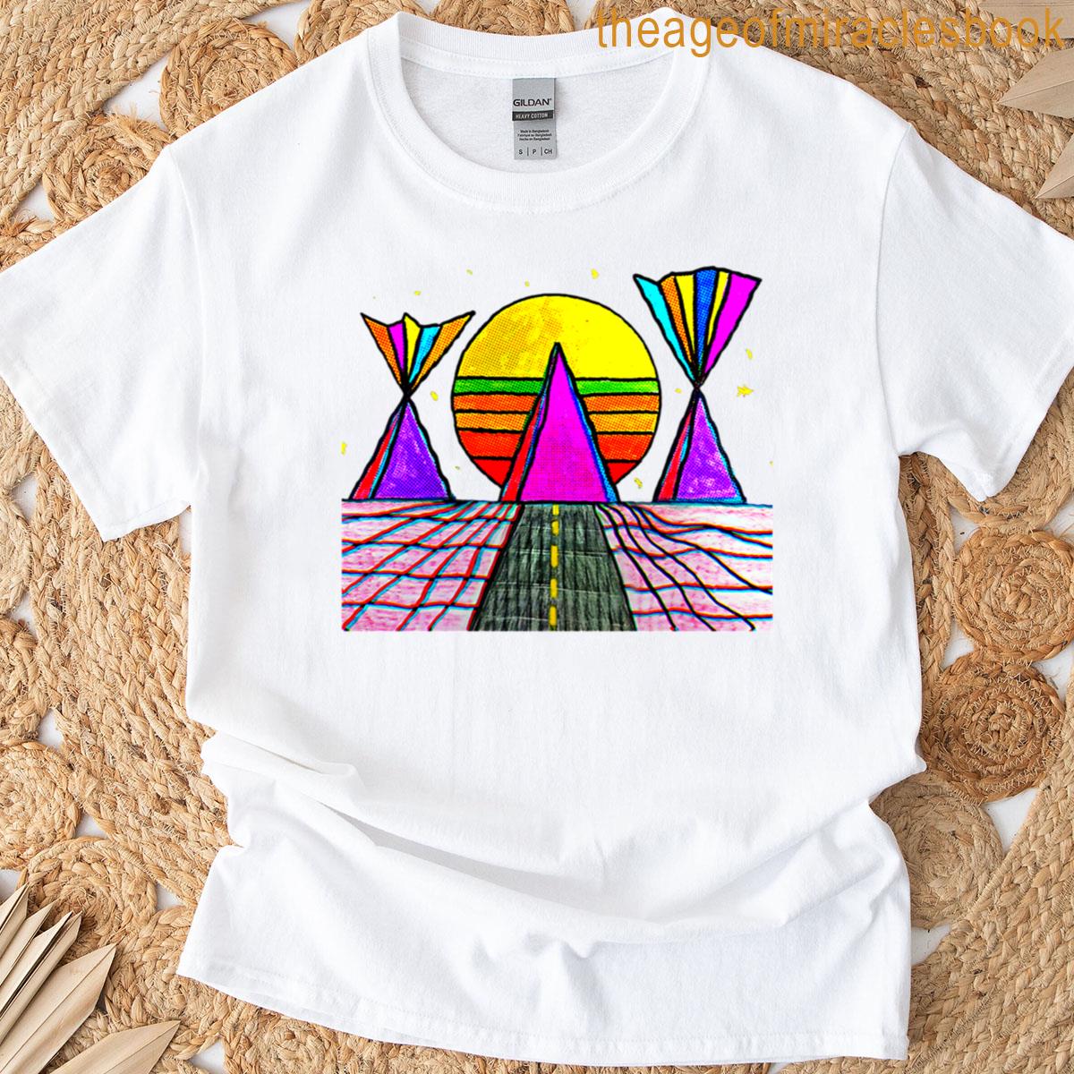 Pyramids At Night T-shirt