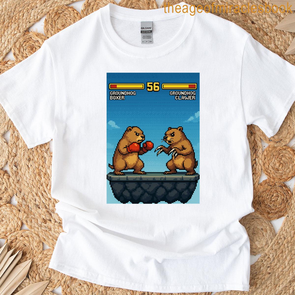 Super Groundhog Fighters T-shirt