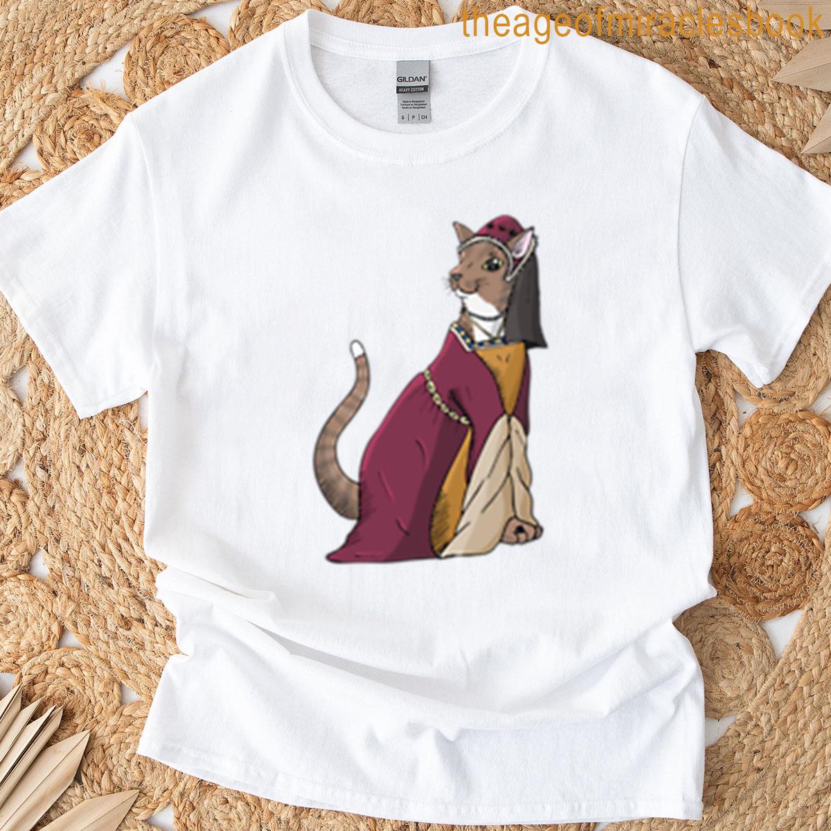 Tabby Tudor Cat Icon T-shirt