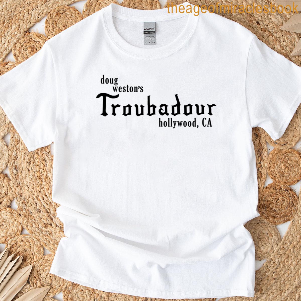 Troubadour Hollywood Ca T-shirt