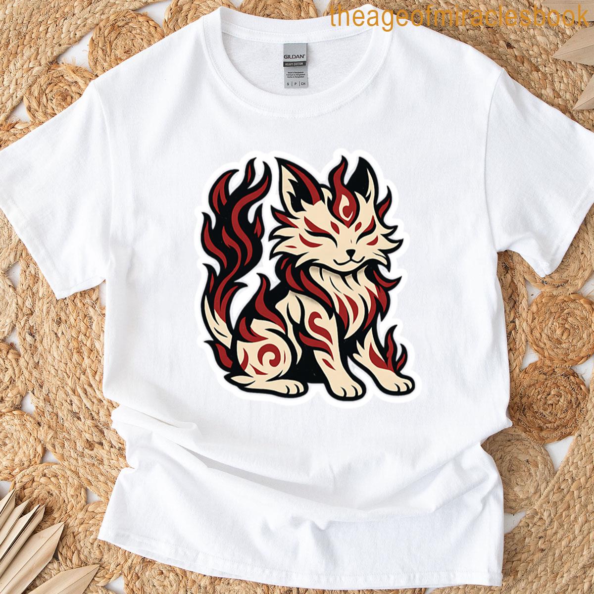 Whimsical Mythical Cat T-shirt