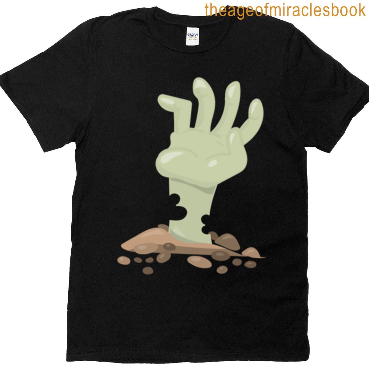 Zombie Hand Emerging From The Earth T-shirt