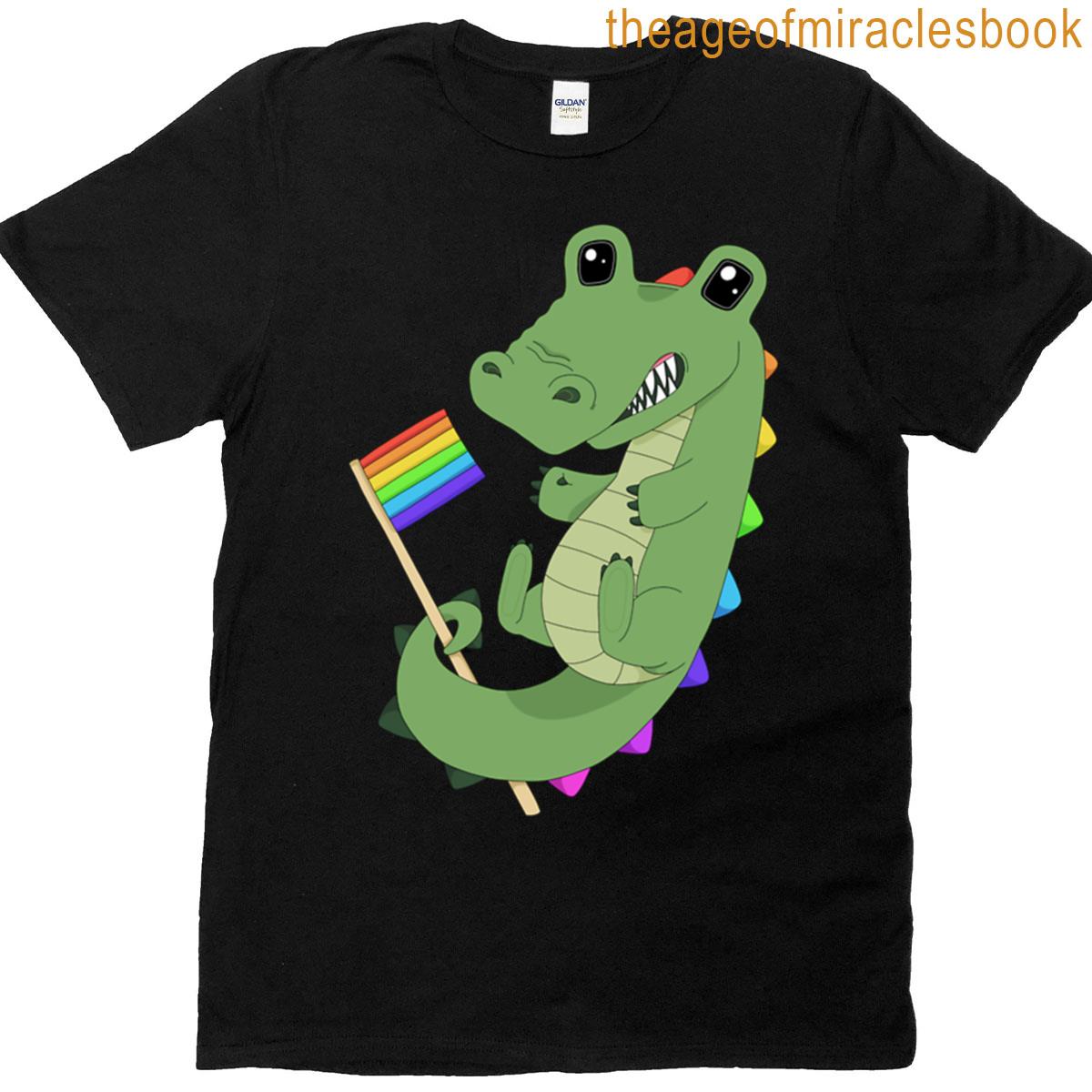 Alli-gay-tor Sticker T-shirt