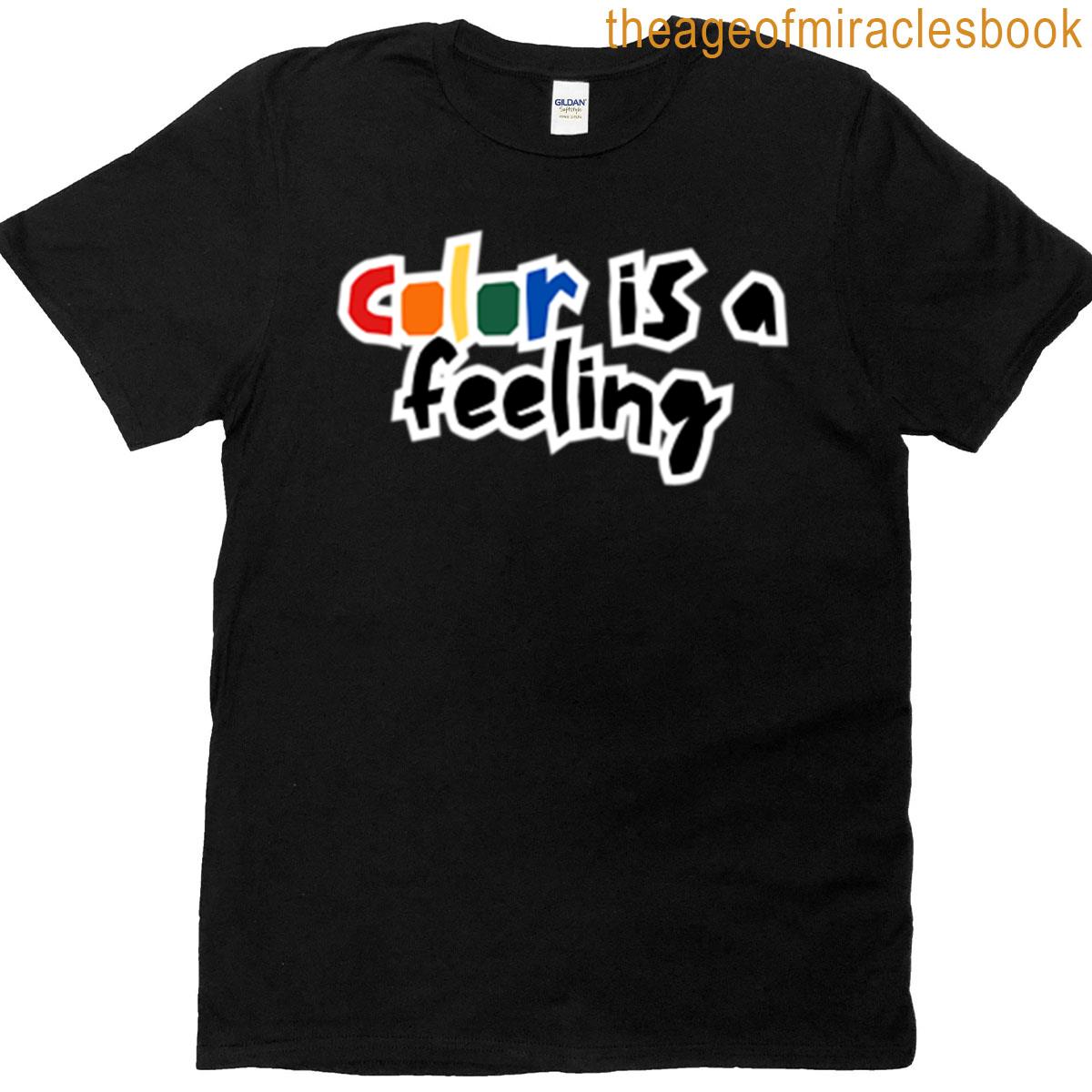 Color Is A Feeling Rainbow Aesthetic T-shirt