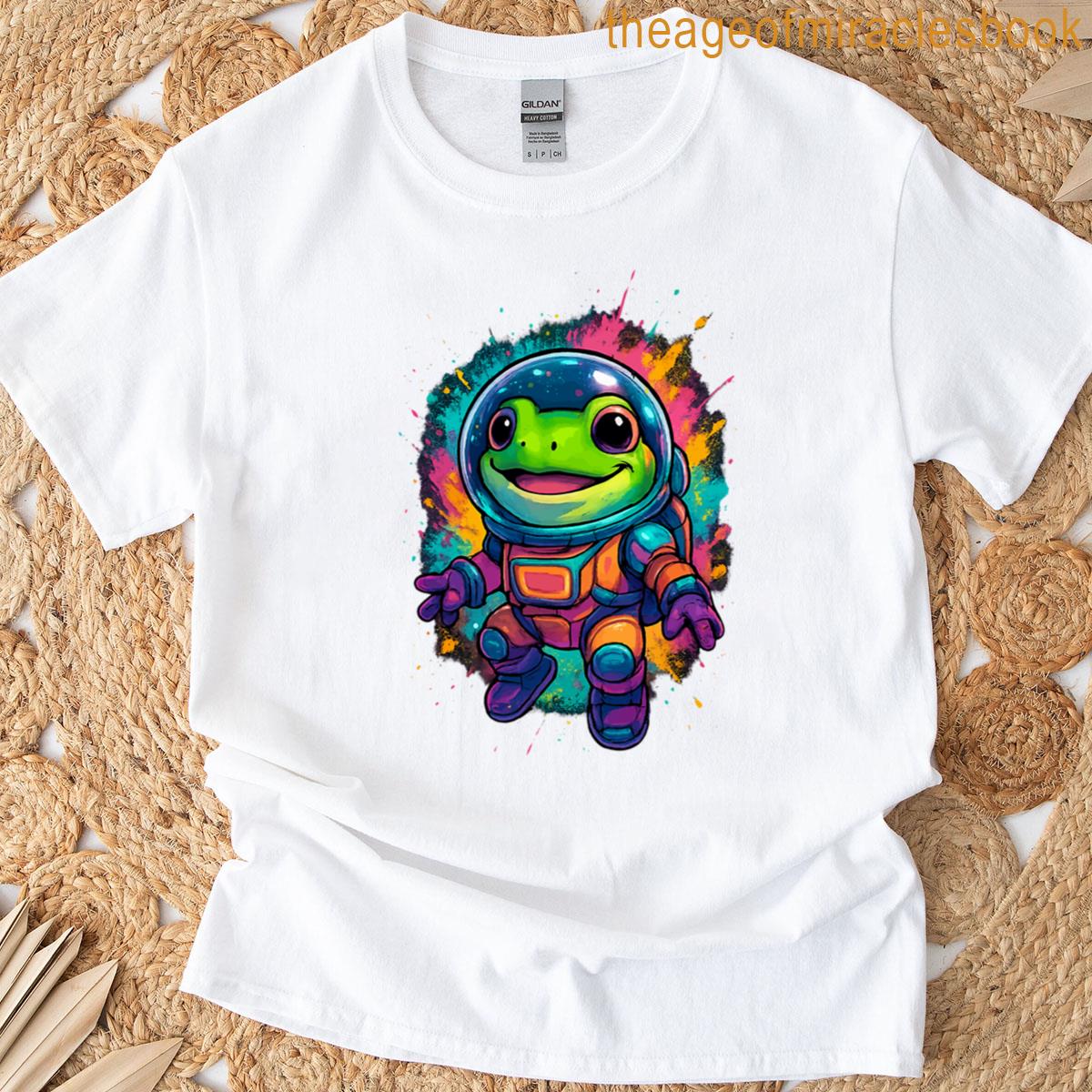 Cyber Space Frog T-shirt